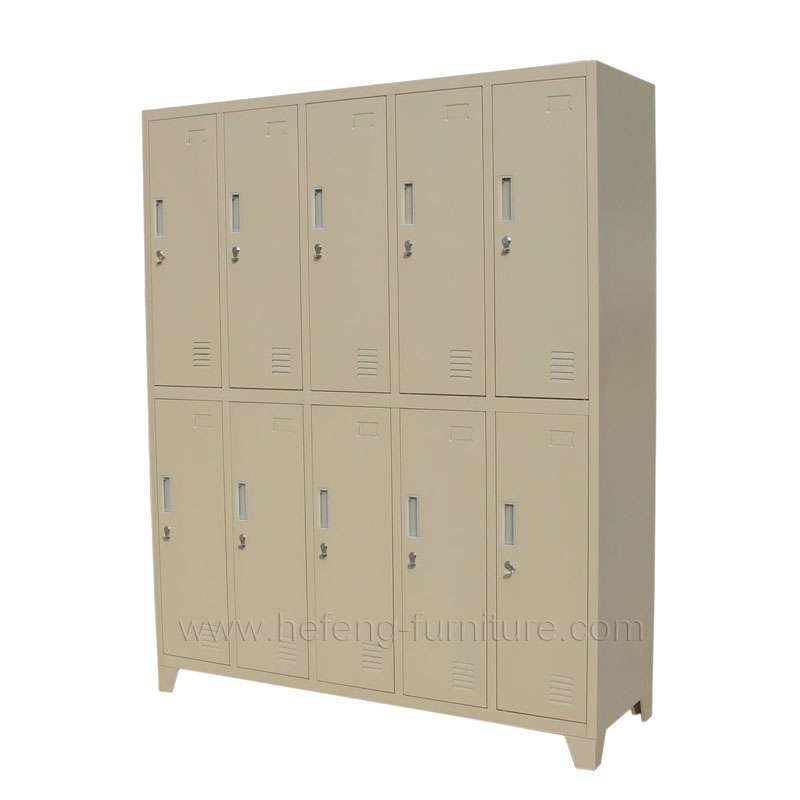 10 door metal lockers