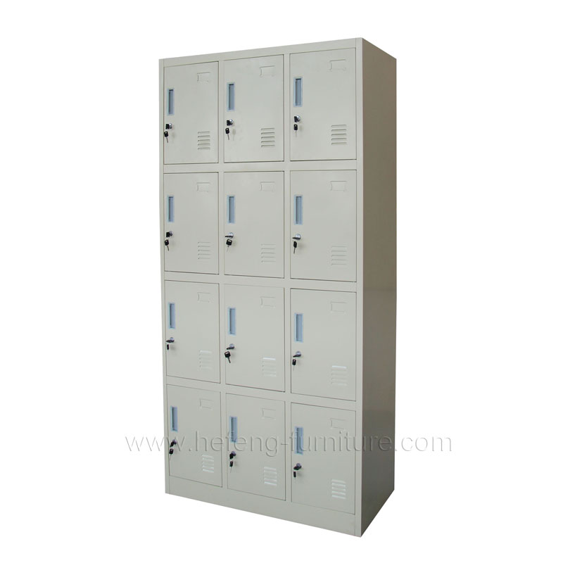 12 door metal employee lockers