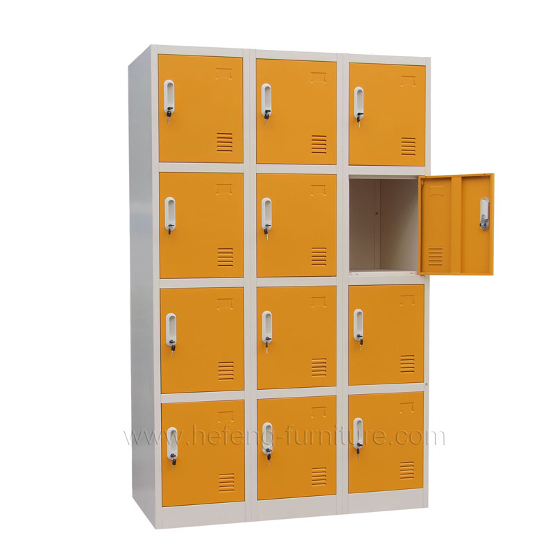 12 door metal sports lockers