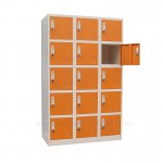 15 door metal athletic lockers