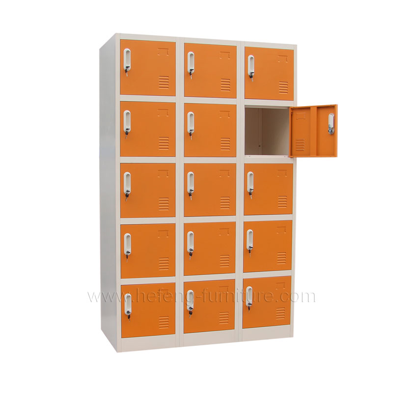 15 door metal athletic lockers