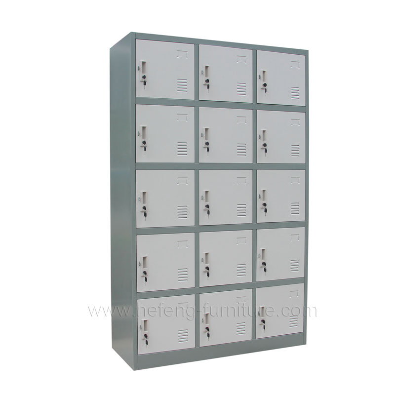 15 door metal clothing lockers