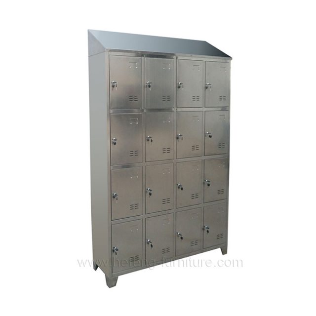 16 door stainless steel lockers