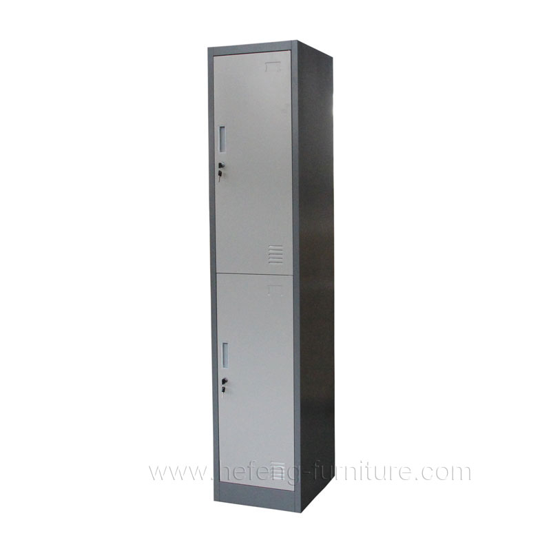 2 tier lockers with key lock