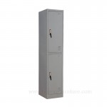 2 tier metal storage lockers