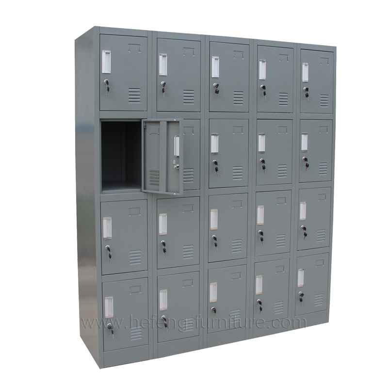 20 door metal cabinet lockers