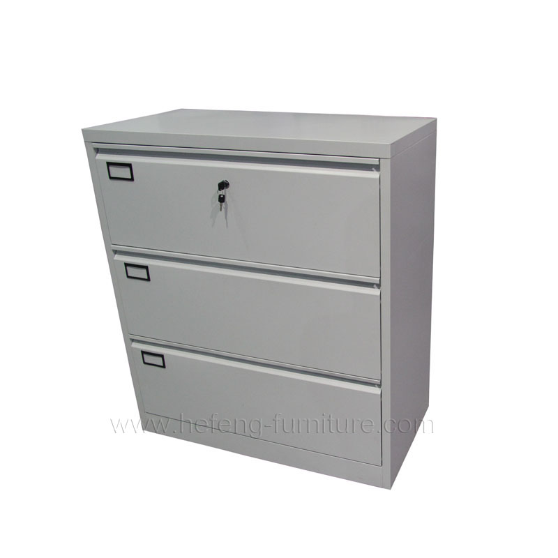 3 Drawer metal filing cabinet