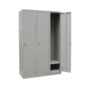 3 door metal locker
