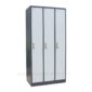 3 door metal lockers