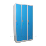 3 door steel storage lockers