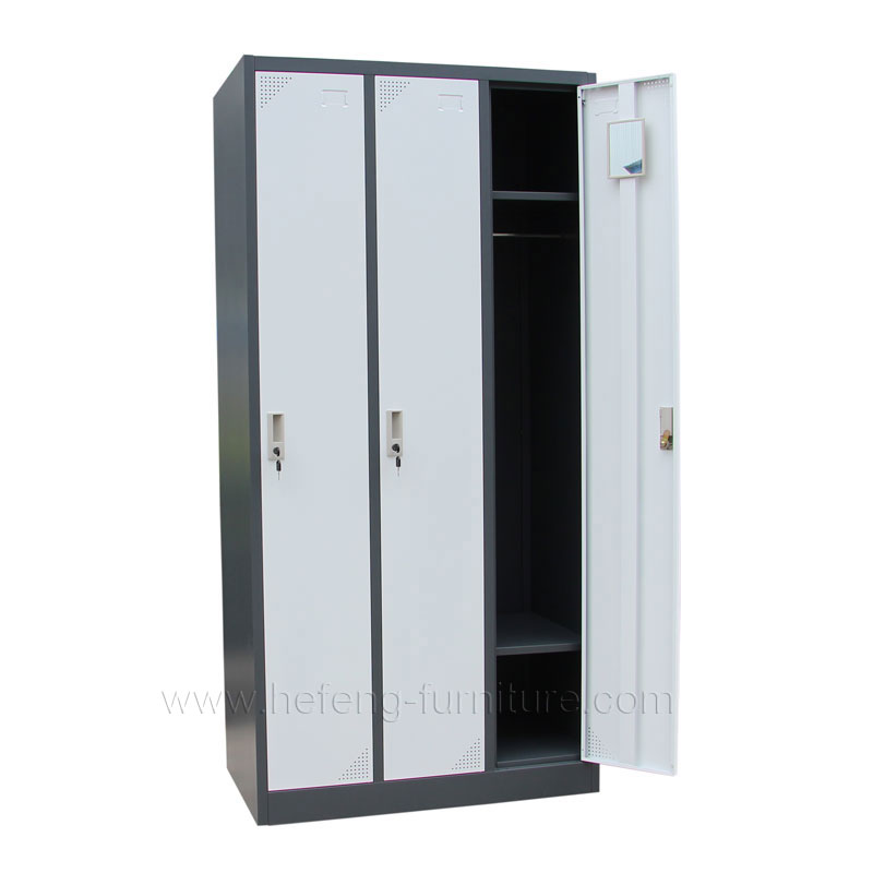 3 door storage school lockers