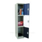3 tier steel garment lockers