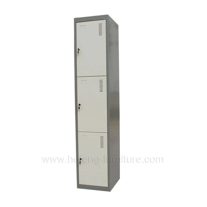 3 tier steel school lockers