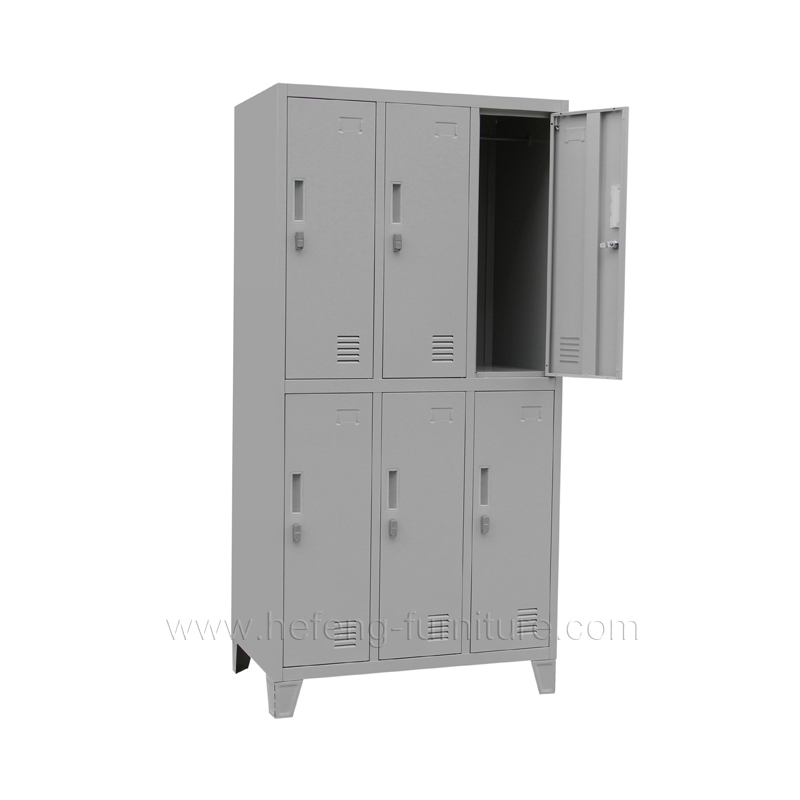 6 door athletic lockers