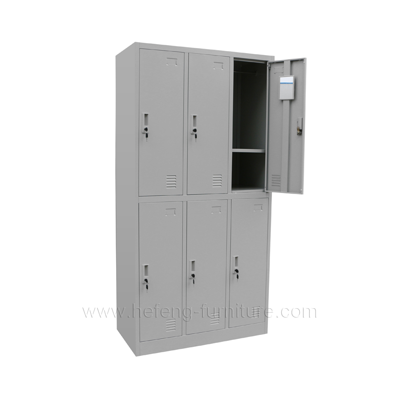 6 door employee lockers