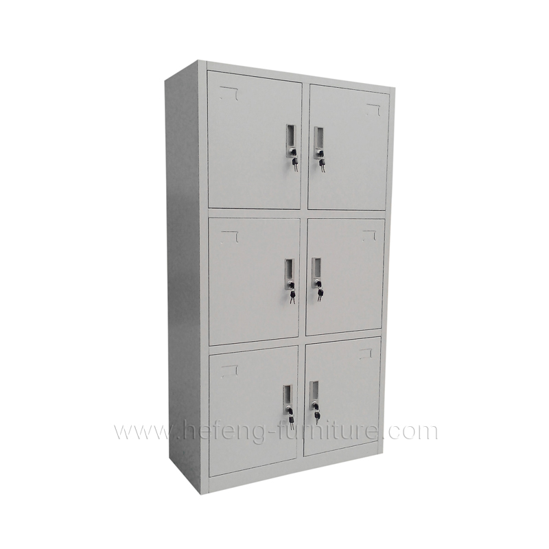 6 door lockers