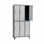 6 door office lockers