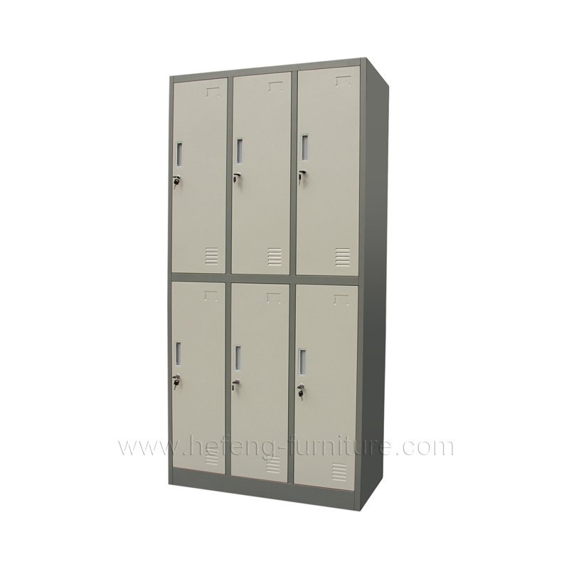 6 door personnel lockers