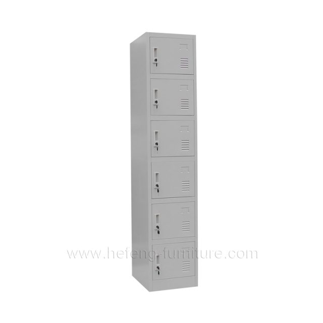 6 tier storage army lockers