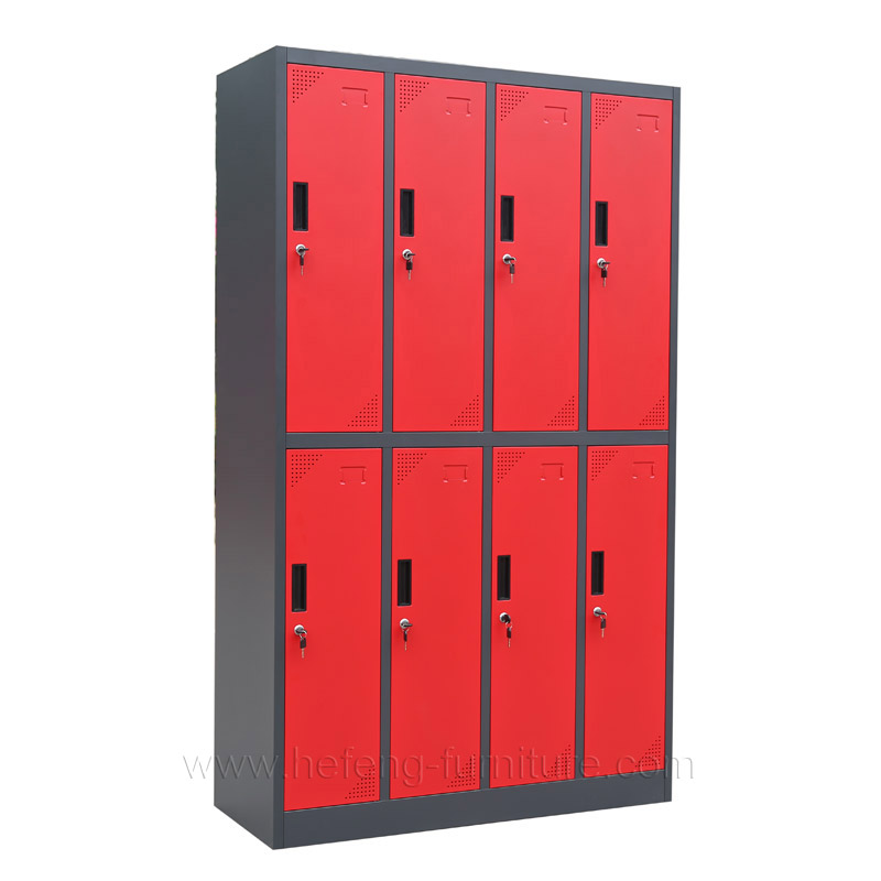 8 door steel locker