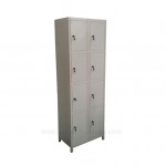 8 door steel storage lockers