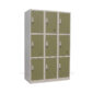 9 door steel lockers