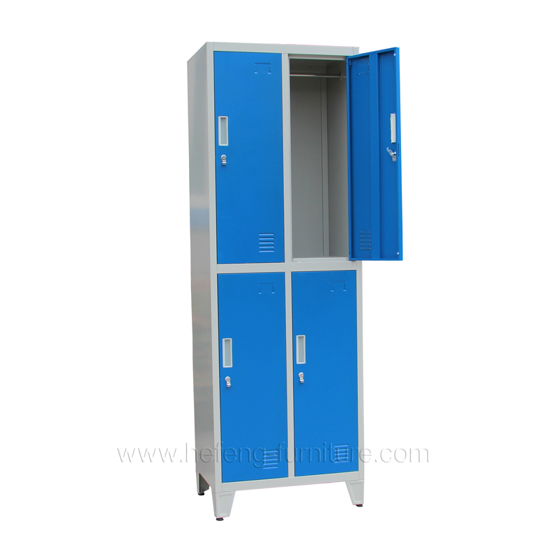 Four door garment lockers