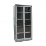 Glass door file cabinet