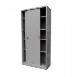 Metal office storage cabinet