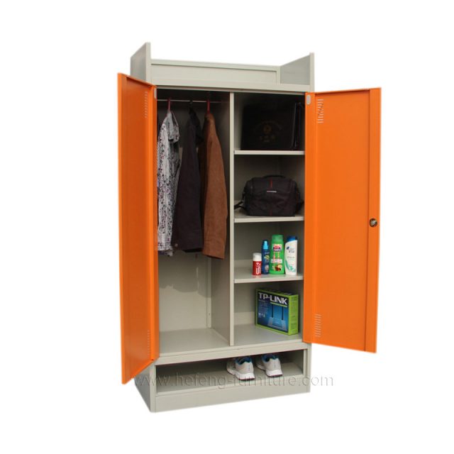 Metal storage cupboard