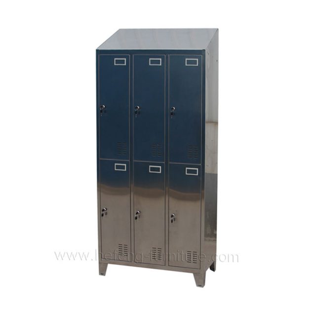 Stainless Steel Locker 6 Door