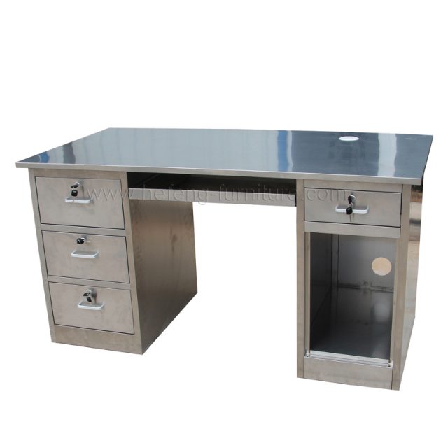 Stainless steel desk