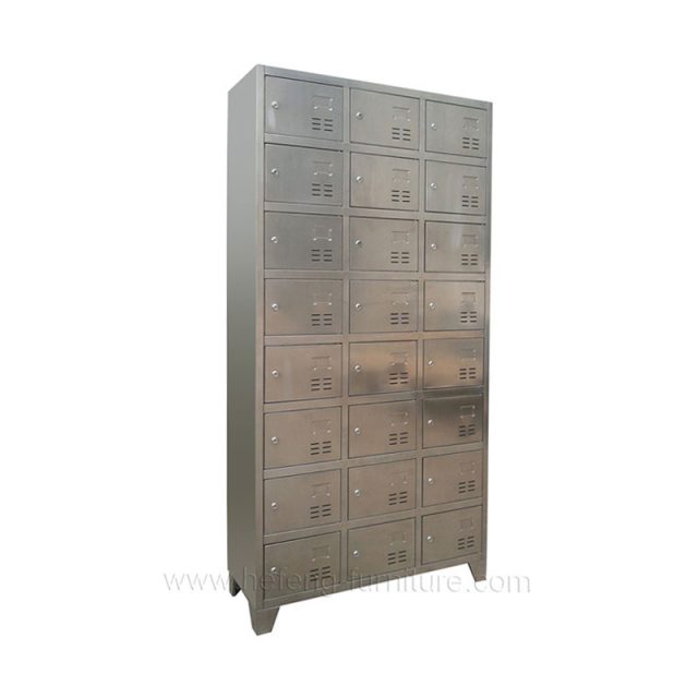 Stainless steel wardrobe 24 door