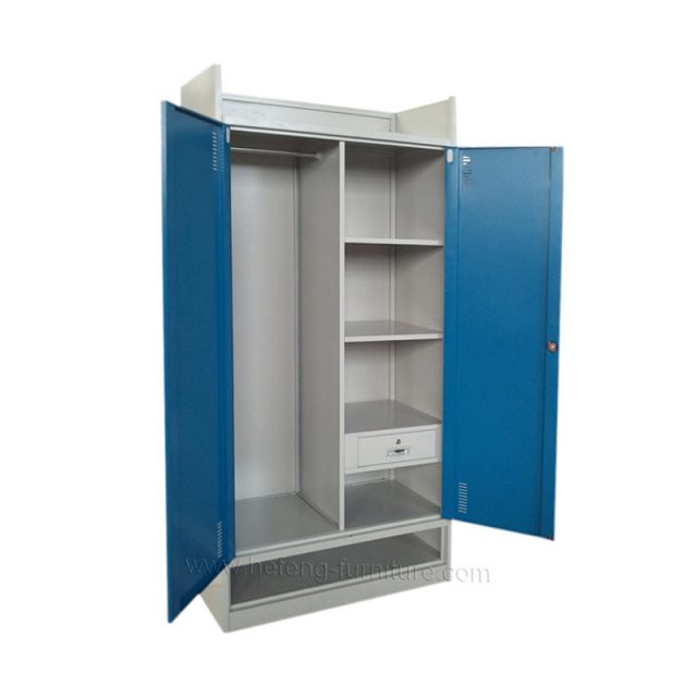 Steel storage cupboard
