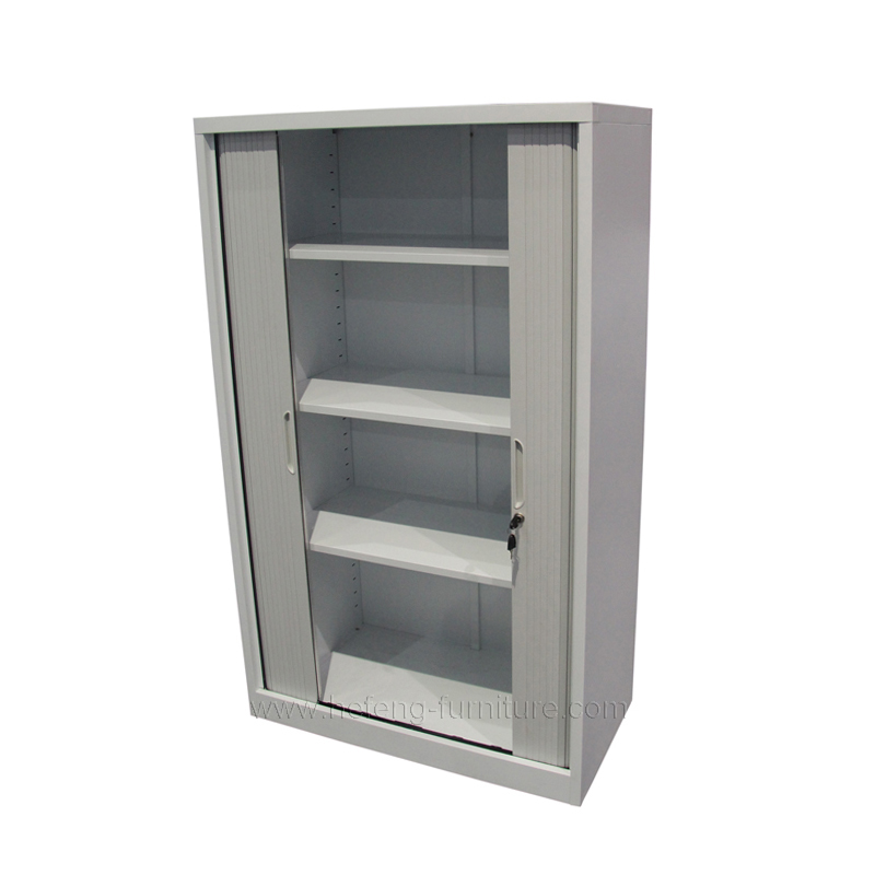 Steel tambour door cabinet