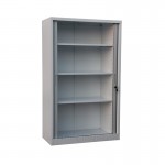 Tambour door cupboard