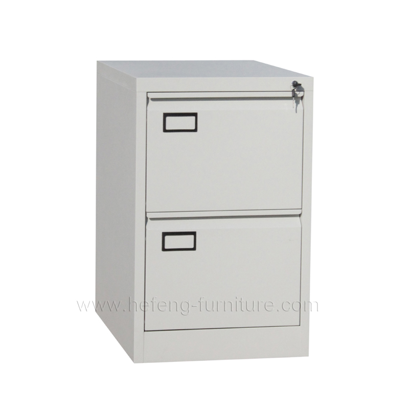 Two drawer steel document cabinet