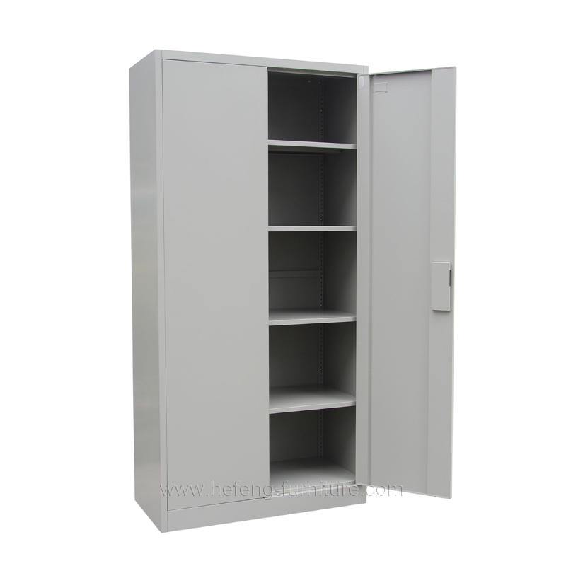 cabinets with shelves and doors