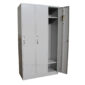 three door metal locker