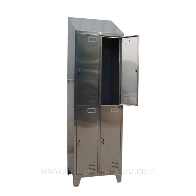 4 door stainless steel lockers