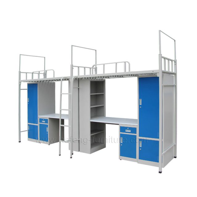 lof bed with desk underneath