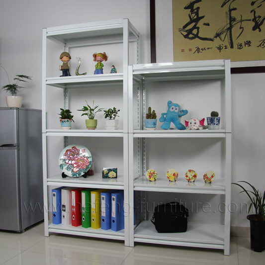 steel rack in white
