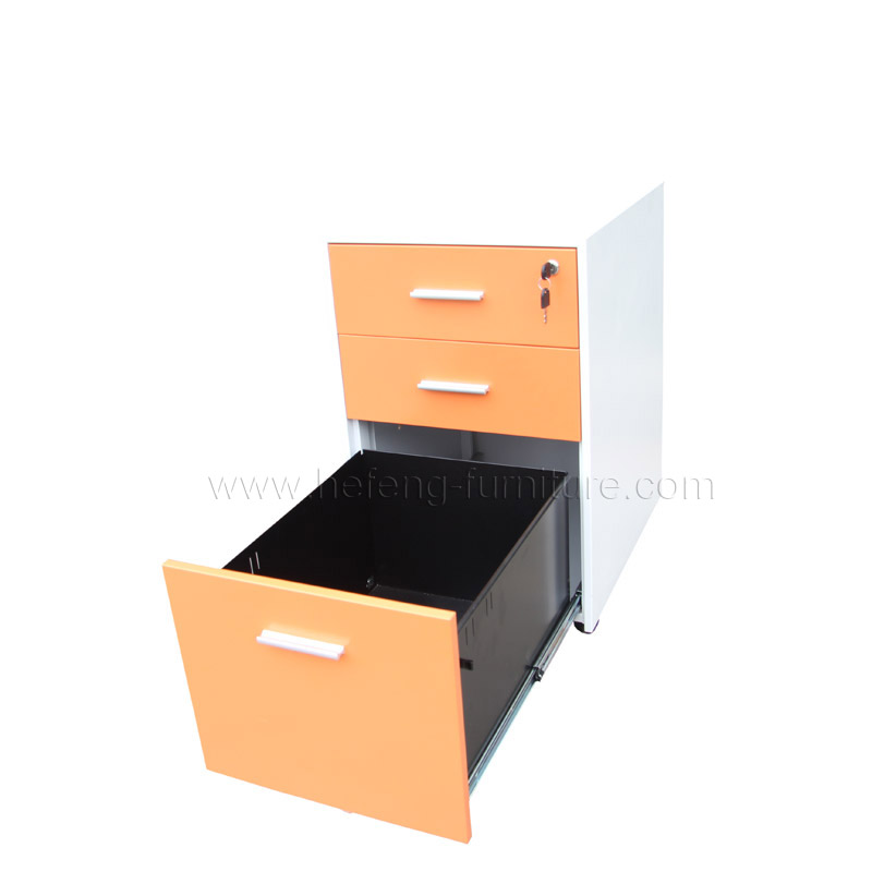 metal filing cabinet with casters
