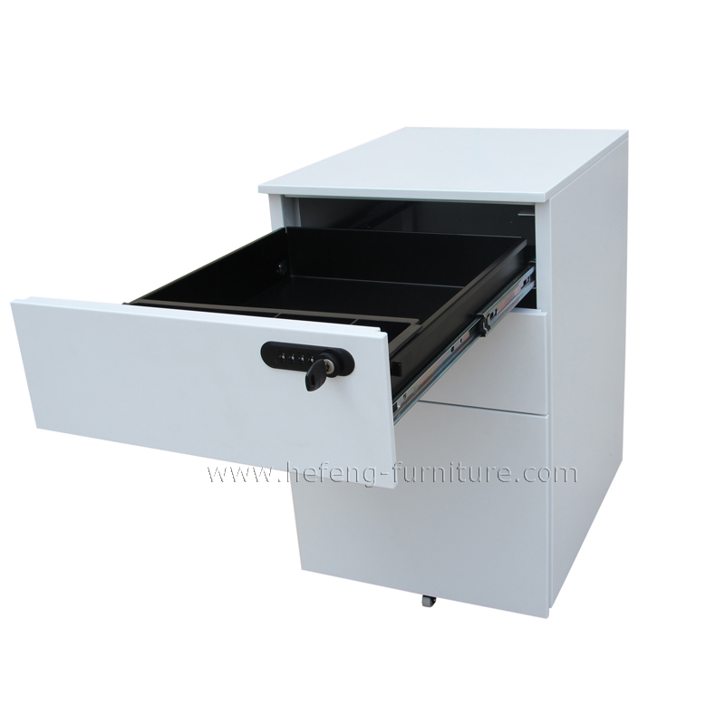 three drawer mobile pedestal