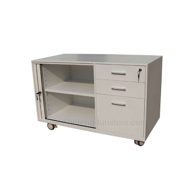 roller shutter cabinet with pedestal