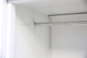 6 door locker coat rod
