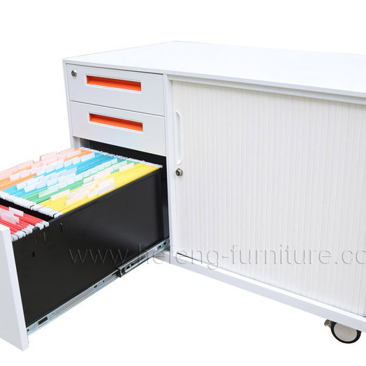 tambour door storage cabinet