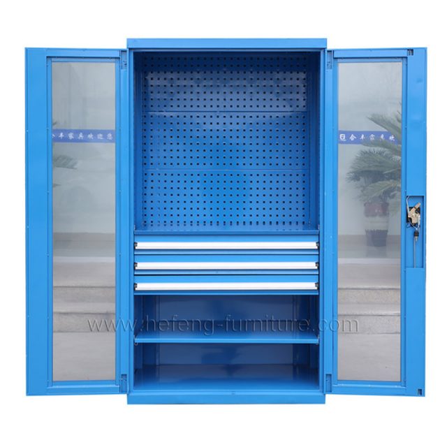 Carage Tool Cabinet with Glass Door