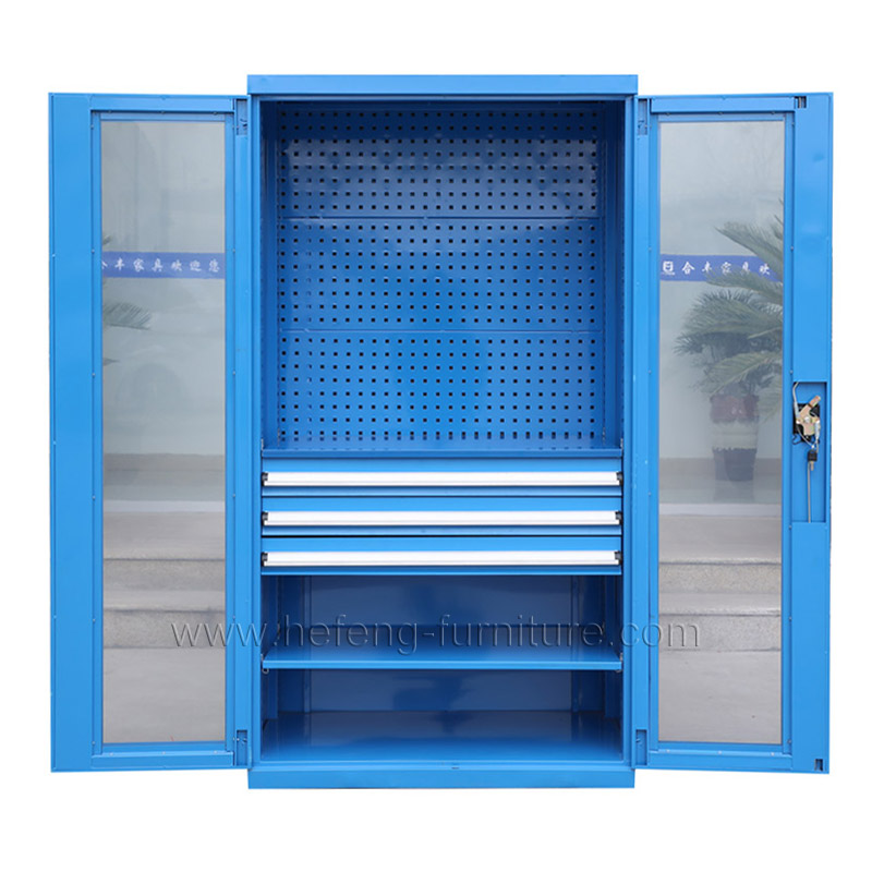 Carage Tool Cabinet with Glass Door