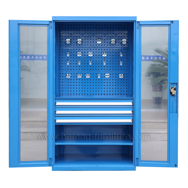 Glass Door Workshop Cabinet